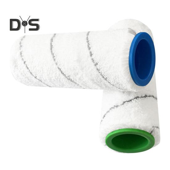 2Pcs Replacement Brush Roller Low Noise Washable Microfiber Hard Floor Cleaner Roller for Karcher FC3D FC5