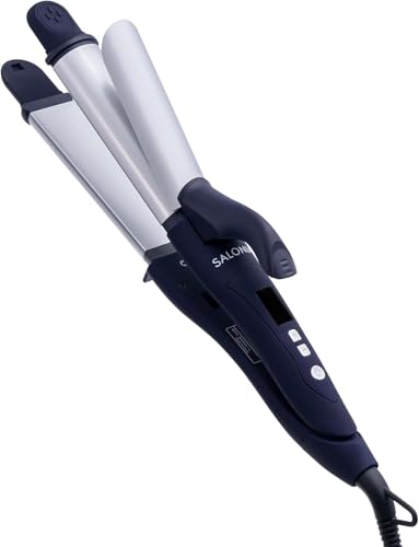 

SALONIA Двусторонний выпрямитель/плойка для волос, 32 мм, SL-002ANV, Синий [Эксклюзивно для Amazon.co.jp]