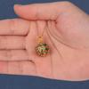 Copper Enamel Box Necklace Hollow out Jewelry DIY Making Charms DIY Trinkets Accessories  Girls