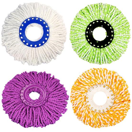 Useful 360 Rotating Head Easy Magic Microfiber Spinning Floor Mop Bucket Head