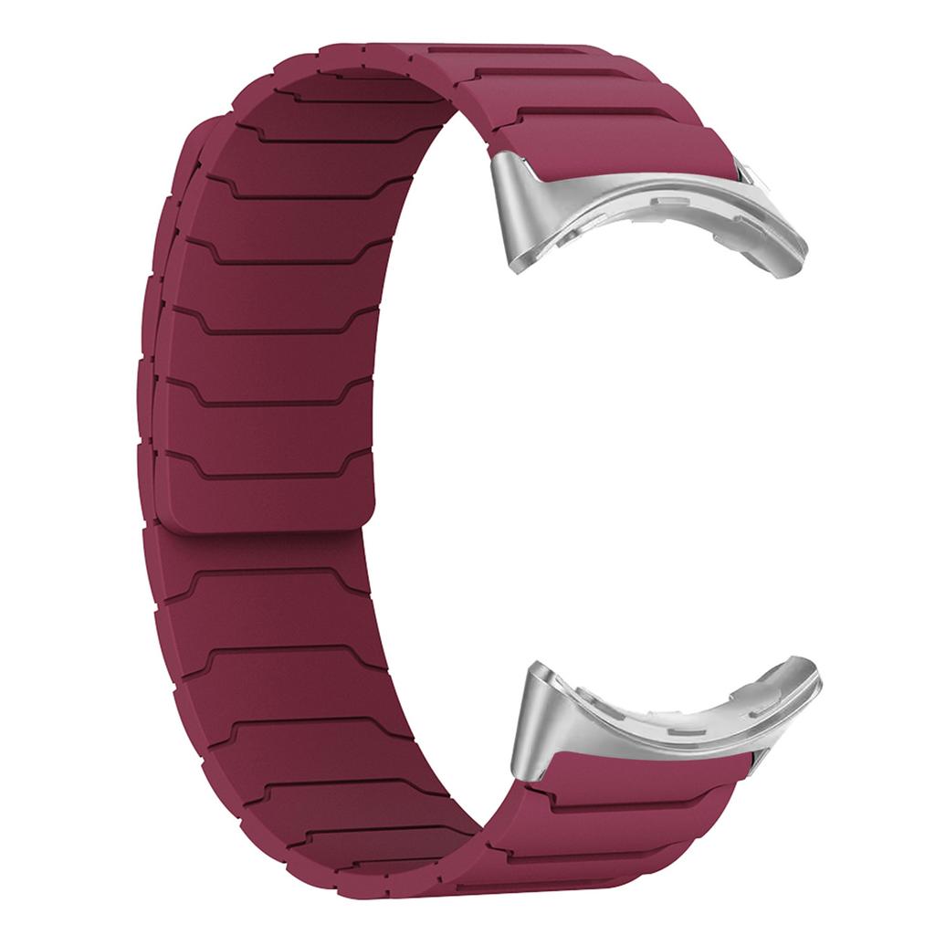 Magnetisk rem for Google Pixel Watch 4 3 2 1 41mm Silikonbånd for Google Pixel Watch 4 3 45mm Armbånd Tilbehør