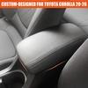 For Toyota Corolla Tundra Sequoia Camry 2007 2008 2009 2010-2026 Car Center Console Armrest Box Cover Leather Trim Accessories