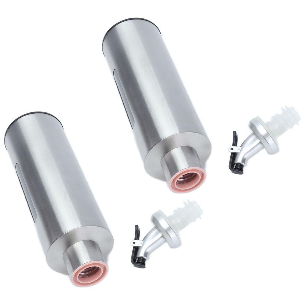 Oil Dispenser Bottle Stainless Steel Easy Refill and Cleaning Modern Olive Oil Dispenser for