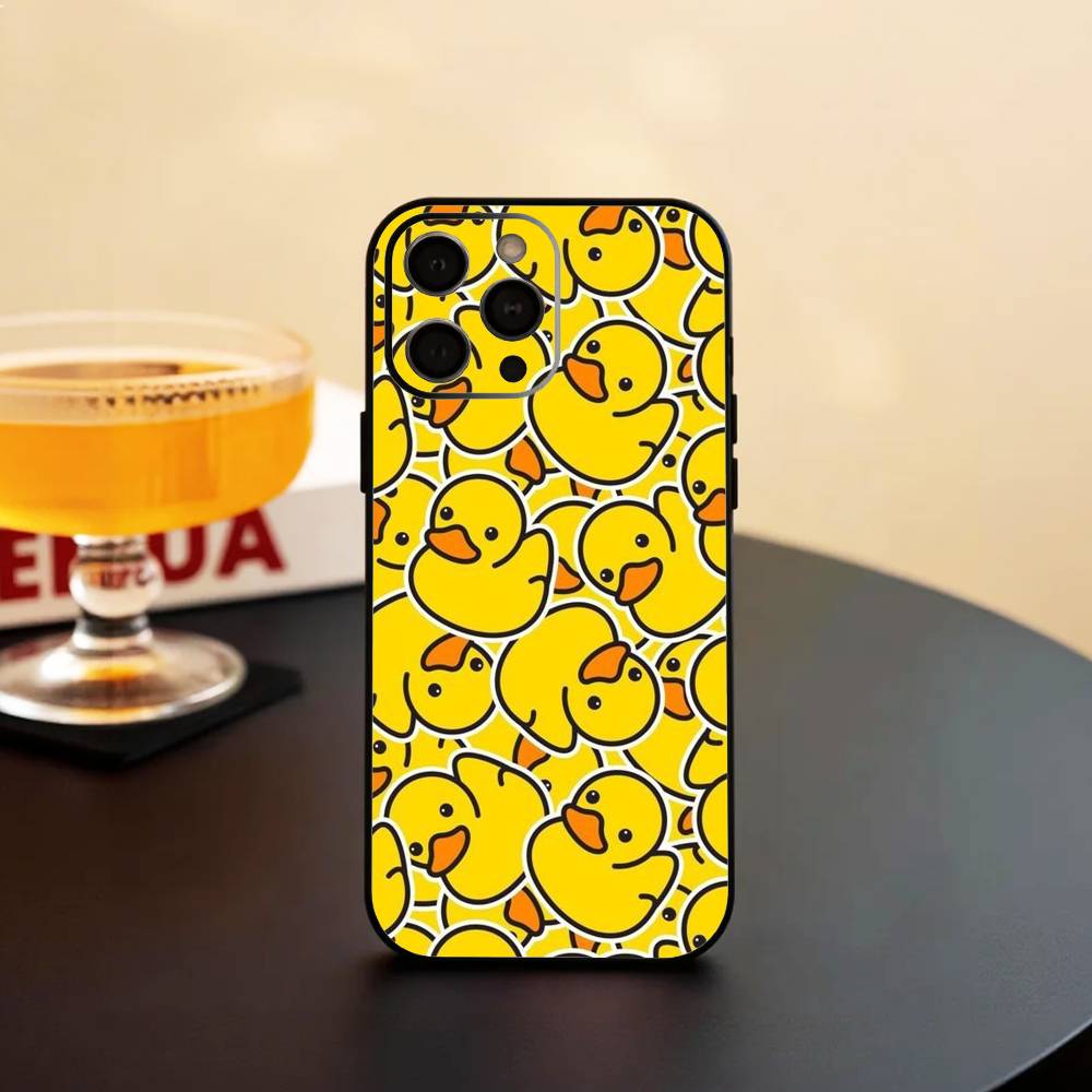 Adorable Yellow D-Duck   Phone Case Silicone Soft For IPhone 17 16 15 14 13 12 11 X XR Plus Pro Max Plus