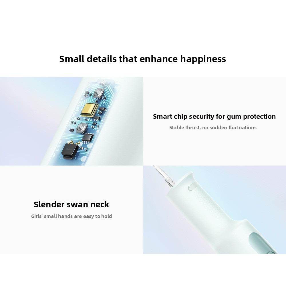Xiaomi Mijia F300 Electric Dental Irrigator, Portable Water Flosser, IPX7 Waterproof, 4 Modes, Rechargeable Oral Irrigator for Home Travel