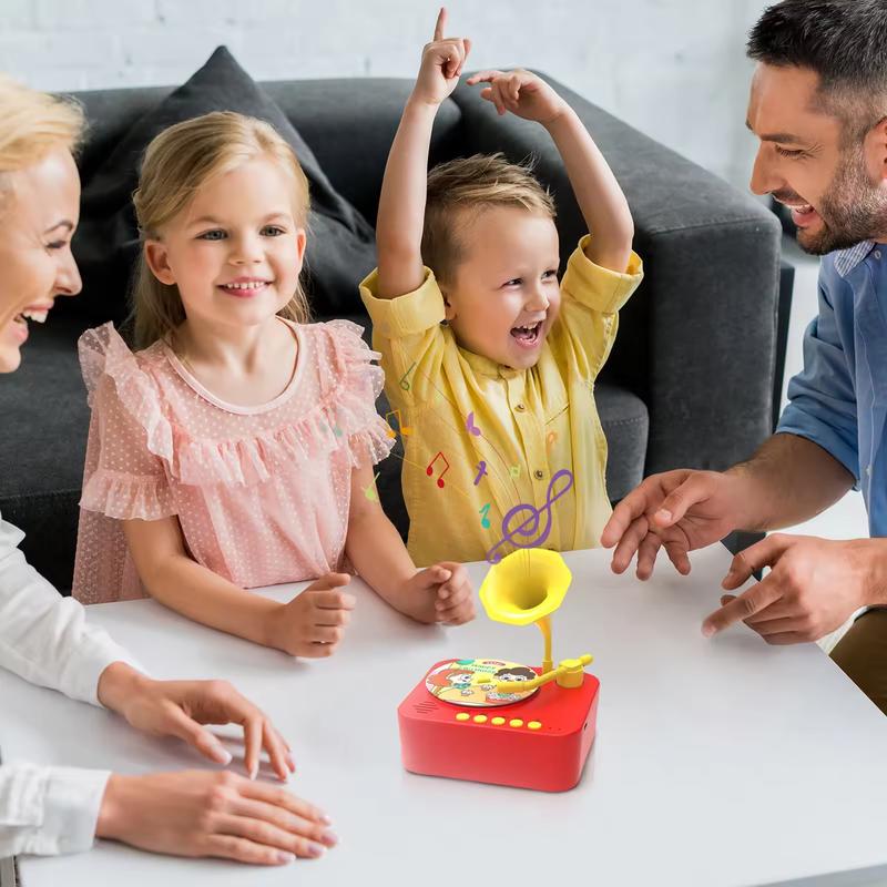 DIY Recordings Kids Record Player 24 PVC Cards Tell Stories Sing Children's Songs Music Boxes Toddler Musical Toys Cute Designs