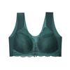 European Lace Front Buckle Plus Size Wireless Push-up Camisole Bra – Sexy Seamless with Beautiful Back Design