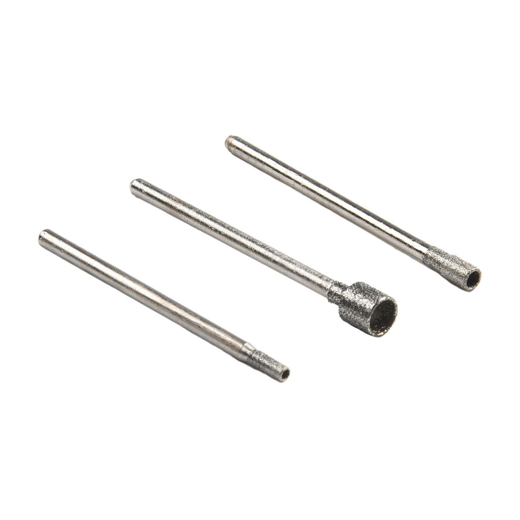 10PCS Burr Core Bits For Glass Tile Ceramics Grinding Engraving Drill Bit Set Grinding Head For Rotary Tool 2.35 Shank