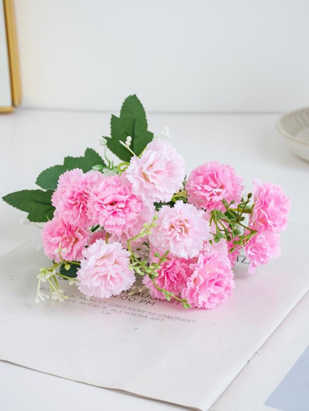 

Artificial Flowers Carnation Valentine s Day Wedding Bridal Bouquet Home RoomVase Outdoor Yard Garden Arch diy Gift Party Decora 1pc розовый