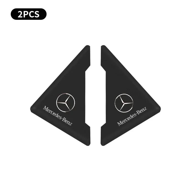 

Hot 2025 For AMG W124 2025 For Benz AMG 2Pcs Silicone Car Door Corner Cover Anti-Scratch Protection Stickers For Mercedes Benz W