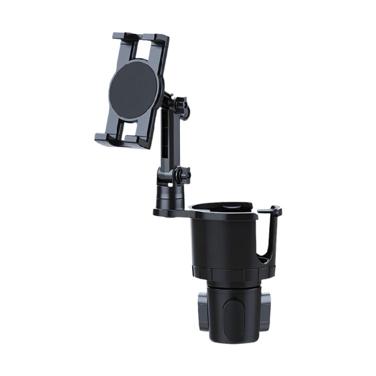 

All Purpose Vehicle Tablets Phone Stand For 4.7-12.9inch Devices And Phones With Combined Cup Holder 1