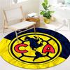 Club America Round Area Rug,Carpet Rug for Living Room Bedroom Sofa Playroom Decor,Non-slip Floor Mat
