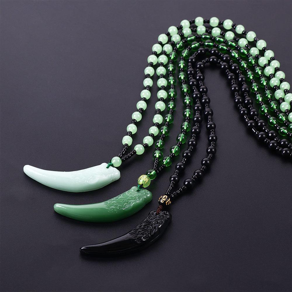Niche Design Small Bead Girl Necklace Chinese Style Necklace Men Necklace Fashion Jewelry