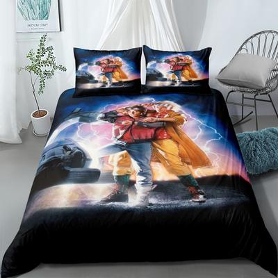 3pcs Bedding Set Movie Catoon Film 3D Printed Skin-friendly Duvet Cover King Queen Twin Single Size Birthday Gift Bedroom Decor