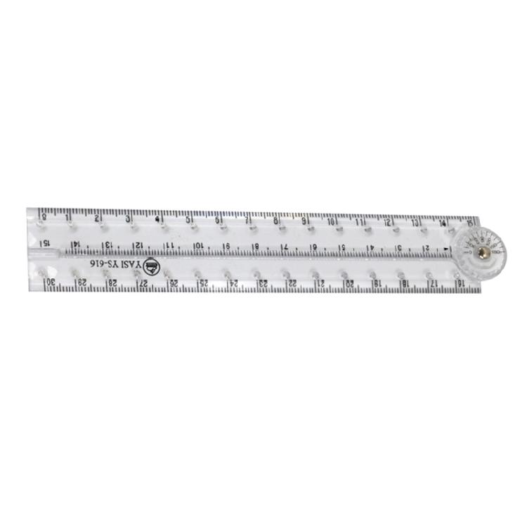 

3Pcs Foldable Measuring Ruler Easy to Carry Ruler Clear Flexible Geometry Measuring Ruler Drawing Measuring Ruler Tool чистый