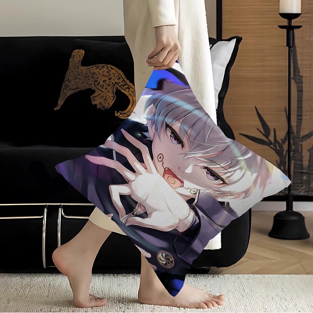 J-Jujutsu K-Kaisen Inumaki Toge Kudde Gåva Hemmakontorsdekoration Sovrum Soffa Bil Kuddöverdrag Fodral 45x45