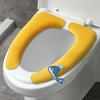 Toilet Seat Cushions Practical Quick-drying Soft Pads with Handle Bathroom Accessories