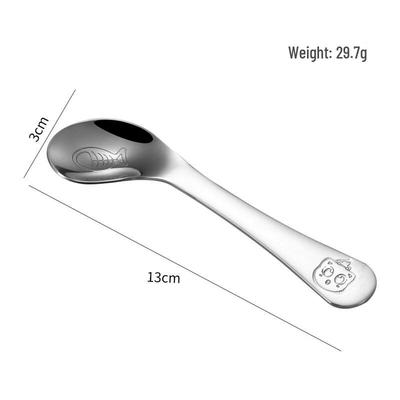 Children's 304 Stainless Steel Feeding Spoon