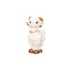 Cute Mini Resin Sheep Figurine Adorable Cartoon Design Fine Workmanship Desktop Decor for Home Office Study Table