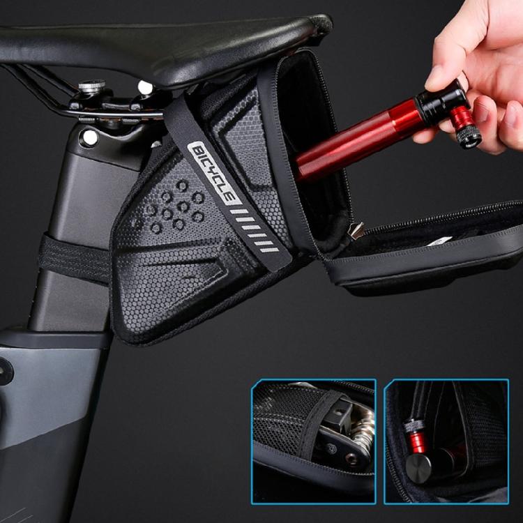 Mountain Bike Saddles Storage Seats Bag Rear Tool Pouches Bicycles Tail Bag Cycling Seatpost Rear Bag Easy to Use
