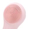 Facial Cleansing Brush Vibration Exfoliating Heating Silicone Face Scrub Brush for All Skin Types Pink Pink