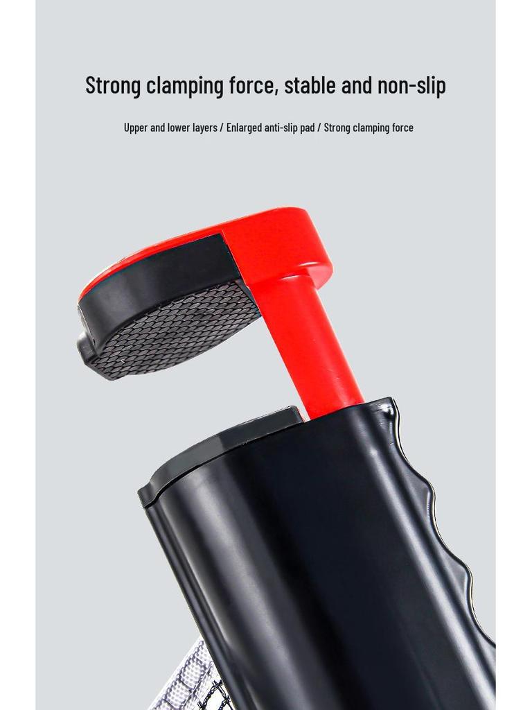 Portable Retractable Table Tennis Net and Stand for Rackets and Tables