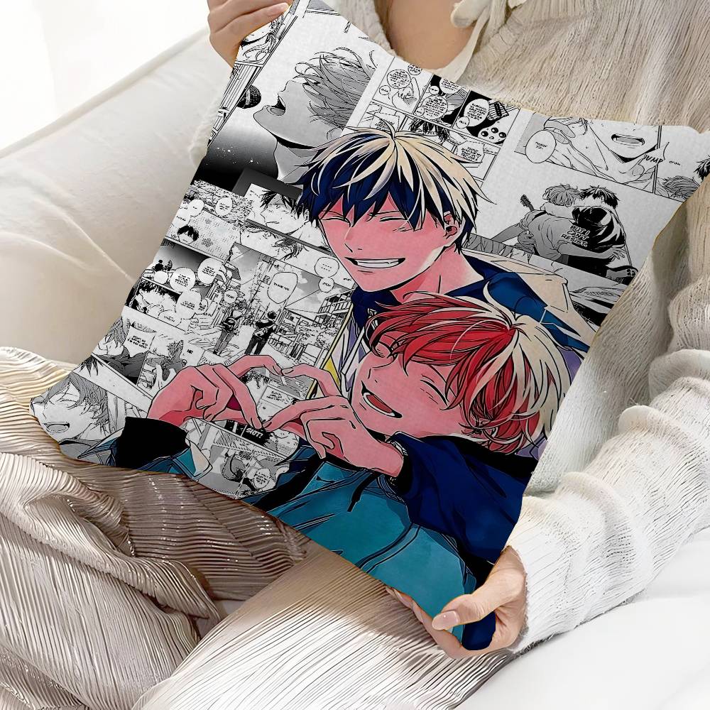 Anime Given berniukų meilė Laimingo drakono pagalvės užvalkalas Sofos pagalvės užvalkalas Namų kambario dekoracija Vaikų dovana