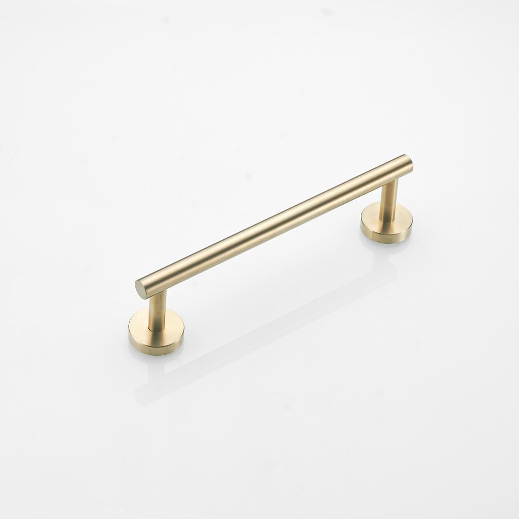 304 Stainless Steel Black Towel Rack 3-Piece Set Bathroom Towel Ring Tissue Hook Single Coat Hook