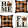 Halloween Pumpkin Letters Pushing Cover New Style Pushing Pillow Cover Pumpkin Festival Cushion Backrest Cover