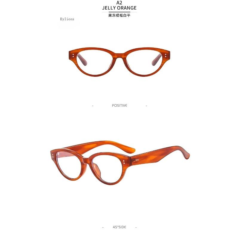 Ladies Near Sight Eyeglasses Fashion Cat Eye Frames Myopia Spectacles Anti-Blue Light Optical Grade Prescription Minus Eye Spectacles 0 To -4.0