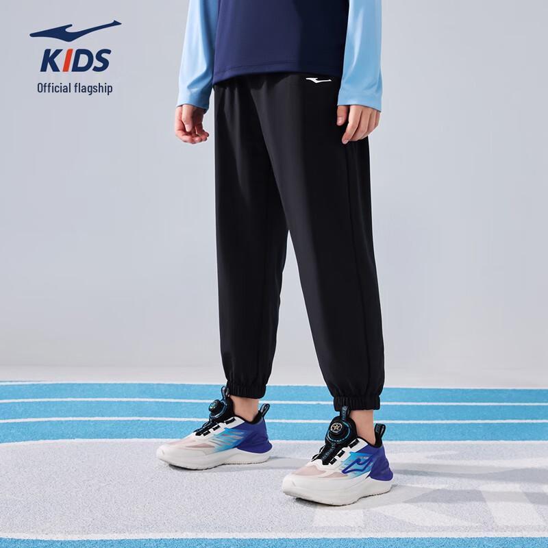 ERKE Kids' Unisex Summer Woven Cropped Sports Pants