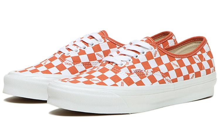 Authentic Og Vans Lx 'Mecca Orange Checkerboard' VN0A5FBD0HL