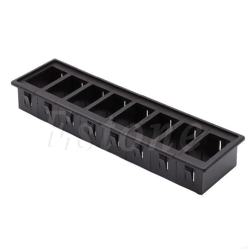 2025 New 8 Gang Boat Rocker Switch Clip Panel Patrol Holder Housing For ARB Carling