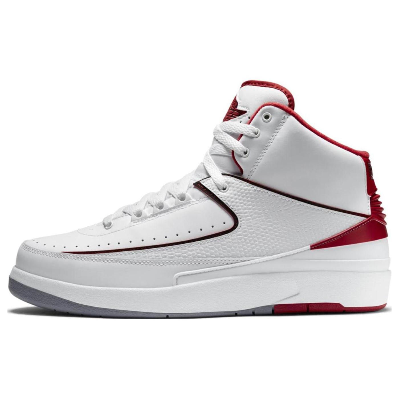 

новые JORDAN 2 Retro Белые Красные 2014 42