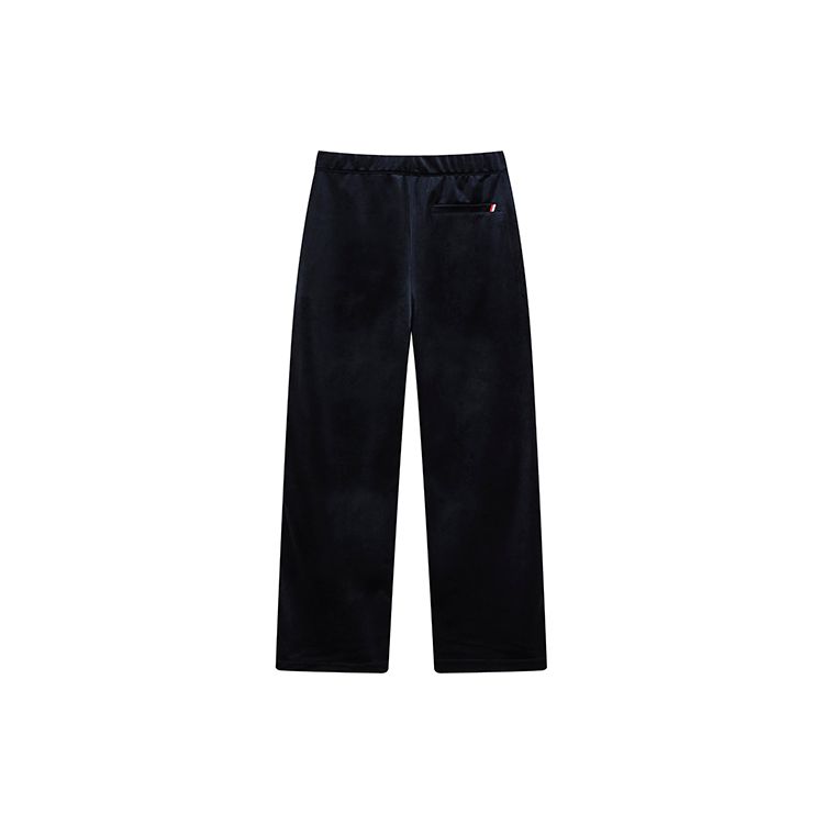 FILA Side Color Block Knitted Loose Retro Casual Long Pants Women bottoms Legendary-Blue F11W141602F-NV