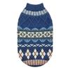 Fair Isle Sweater for Small Mid Wiener Dogs Spring Autumn Winter Soft Clothes for Sausage Dogs Thick Warm Costume for Dachshund