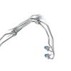 1Set Fuel Injector Lines Silver Metal Automotive Supplies For Cummins 3.9L 4BT Engine 12Mm VE Pump Diesel 3960725 3960726-A53R