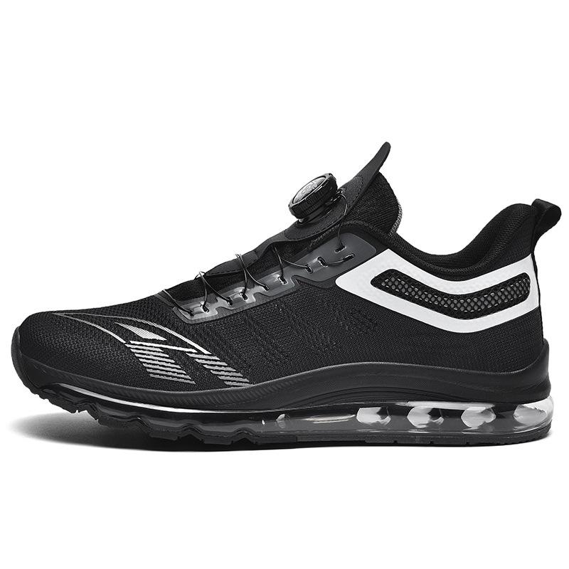 Sneakers new rotating button casual shoes men's air cushion running shoes large size shoes mesh shoes fashion casual shoes