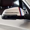2pcs Car Rearview Mirror 3D Stickers Automobile Decoration for BMW X1 X3 X4 X5 X6 X7 E46 E90 F20 E60 E39 F10 Auto Accessories