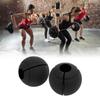 1 Pair of Barbell Dumbbell Curved Bar Grip Round Spherical Silicone Non Slip Thickened Grip for Massive Arm and Muscle Building