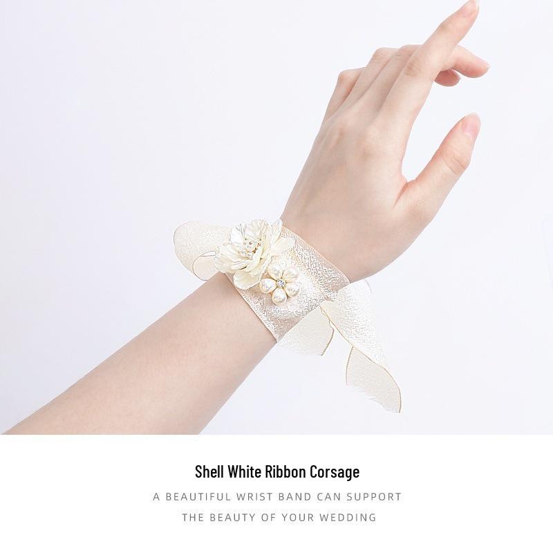 Mori Style Fairy Wrist Corsage for Bride & Bridesmaid