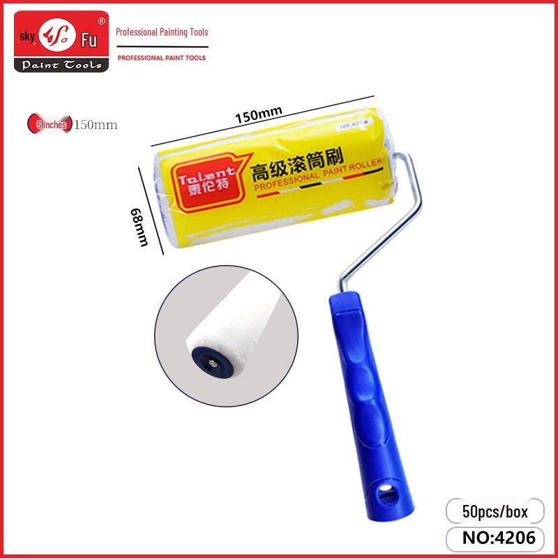 Talent Series Latex Paint Roller Brush - Waterproof Exterior Wall Coating Tool for Professional Home Decoration
