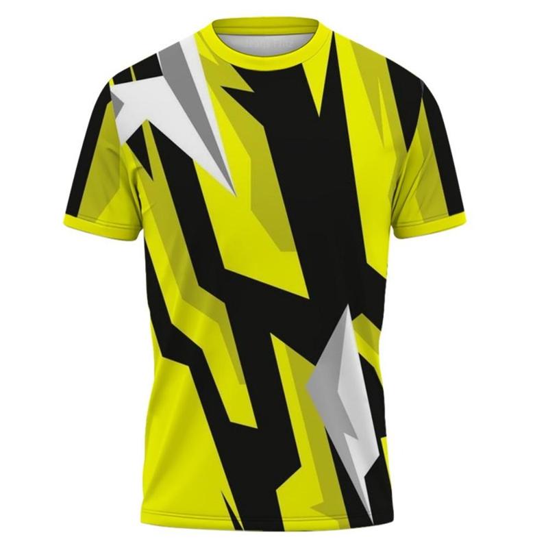 Outdoor Running Breathable T-shirt Men Women 3D Print Graffiti Pattern Short Sleeve Round Neck T Shirts Summer Gym Fitness Top