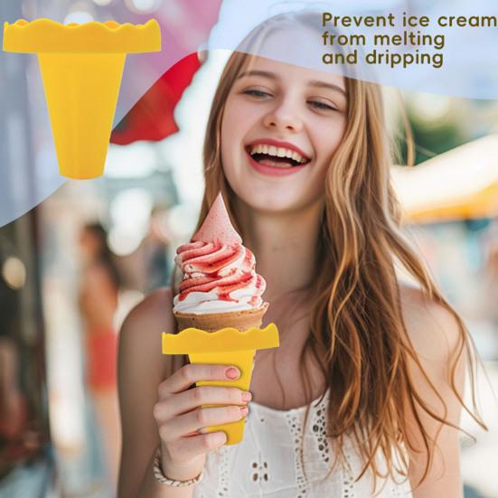 Ice Cream Cone Rack Popsicle Holder Portable Drip-free Popsicle Display Stand Kids Popsicle Organizer for Summer Days