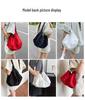 2026 Trendy Women's Korean Polka Dot Tote Bag - Large Capacity, Lazy Summer Style