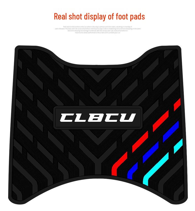 SYM Hummingbird CLBCU125 Rutschfeste Wasserdichte Fußmatte