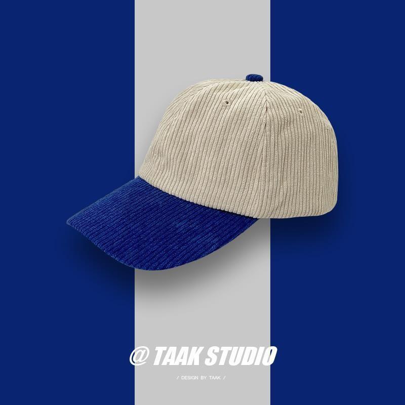 Unisex Corduroy Baseball Cap Retro Style Adjustable Hat For Spring Gift Summer