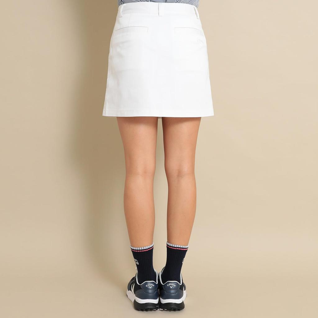Callaway Stretch Skirt for C24128201 Women's (Shorts Included) Golf, 1030_White