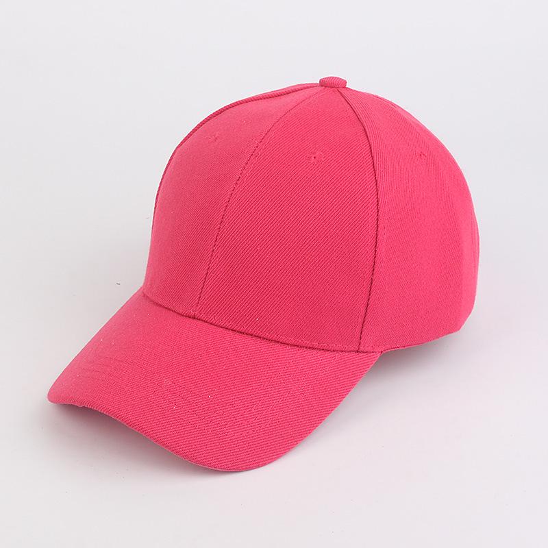 New Spring Summer Baseball Caps Solid Color Women Ponytail Snapback Men Hip Hop Visor Caps Outdoor Fashion Sport Hats Casual Cap