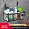 No-Drill Bathroom Shower Rack: Hanging Organizer for Shampoo and Toiletries